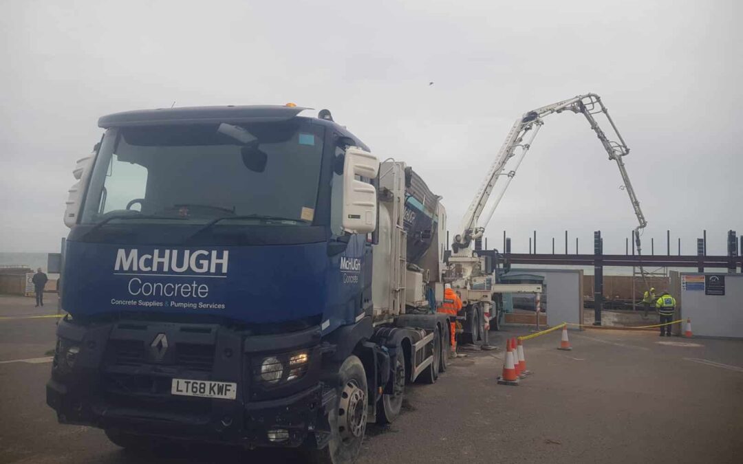 How do concrete boom pumps work?